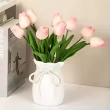 Vase en verre sculpté à la main - Jardinière hydroponique pour la maison/le bureau