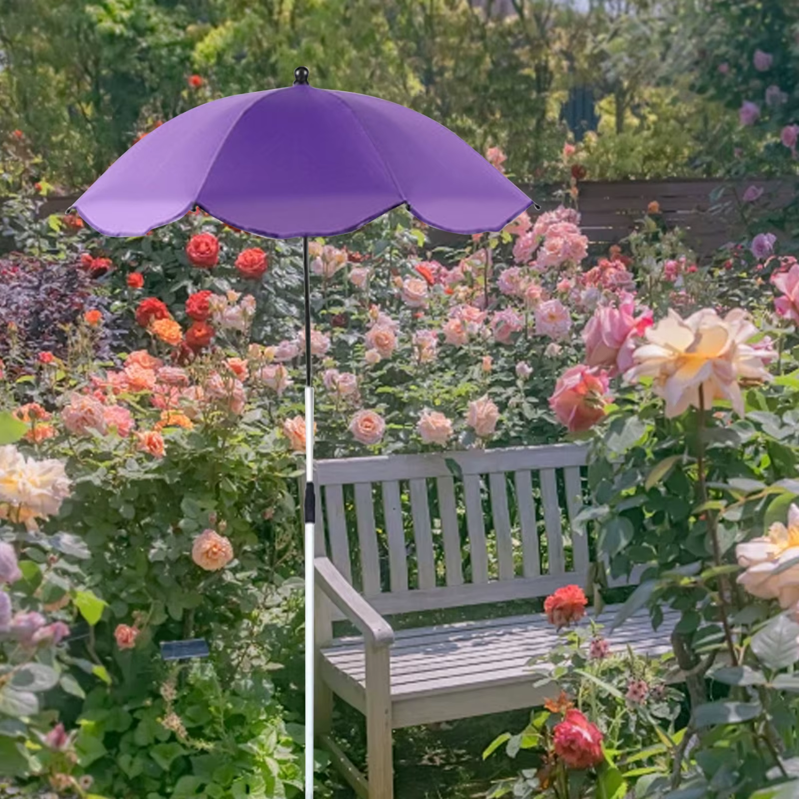 Couverture d'ombrage de parapluie de plante extérieure