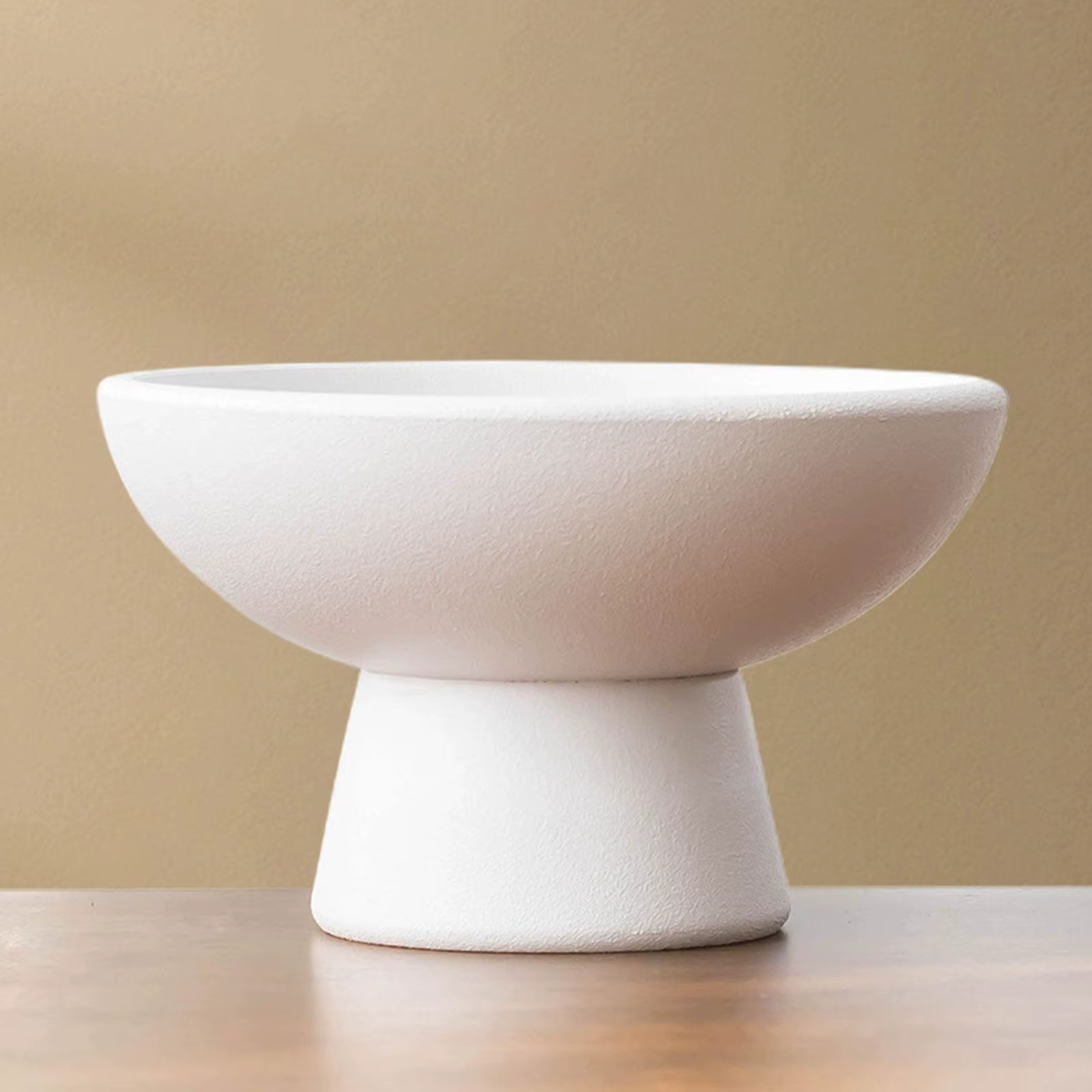 Pot de fleurs rond en céramique