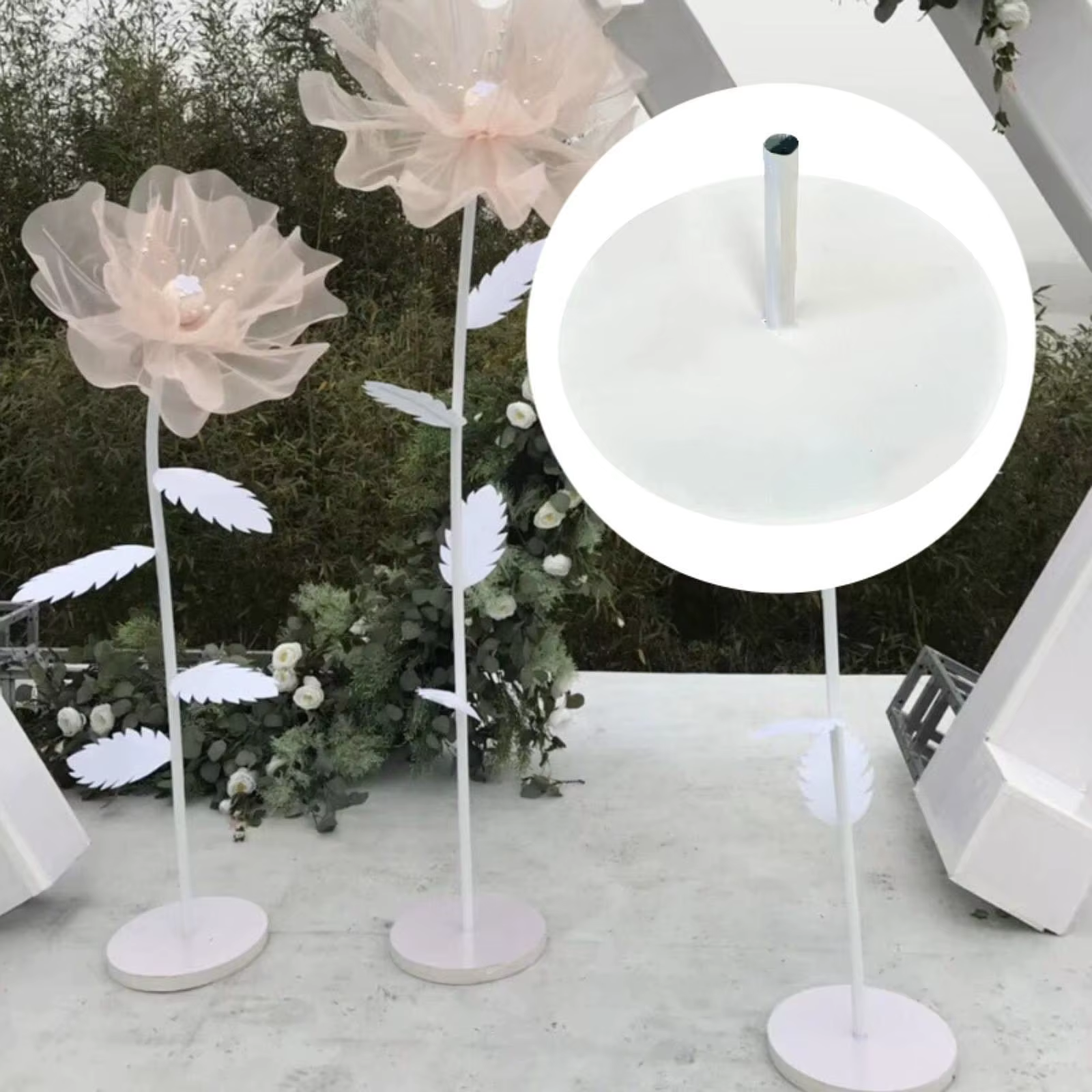 Présentoir de poteaux de fleurs