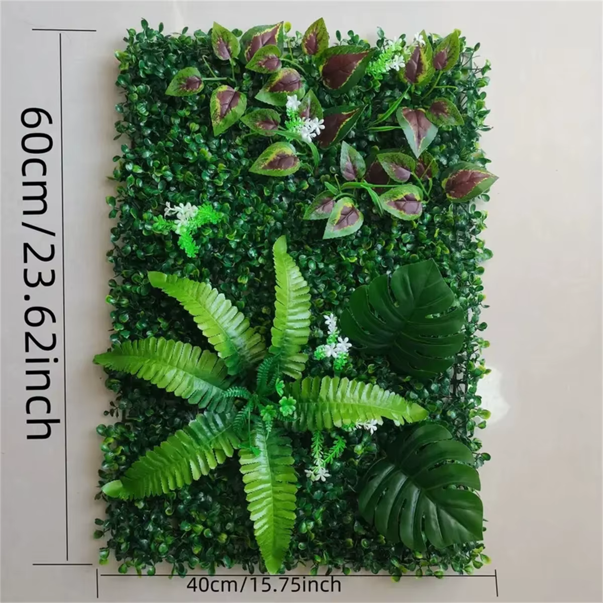 Panneaux muraux de plantes vertes artificielles