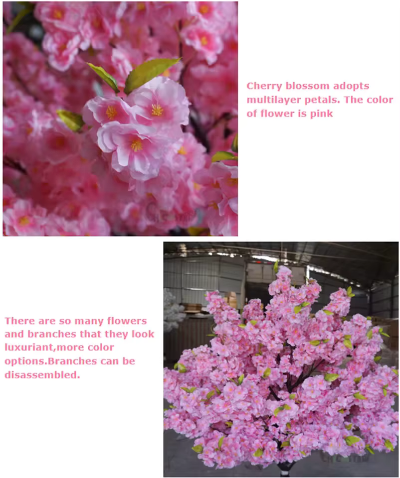 Arbre artificiel en fleurs de cerisier