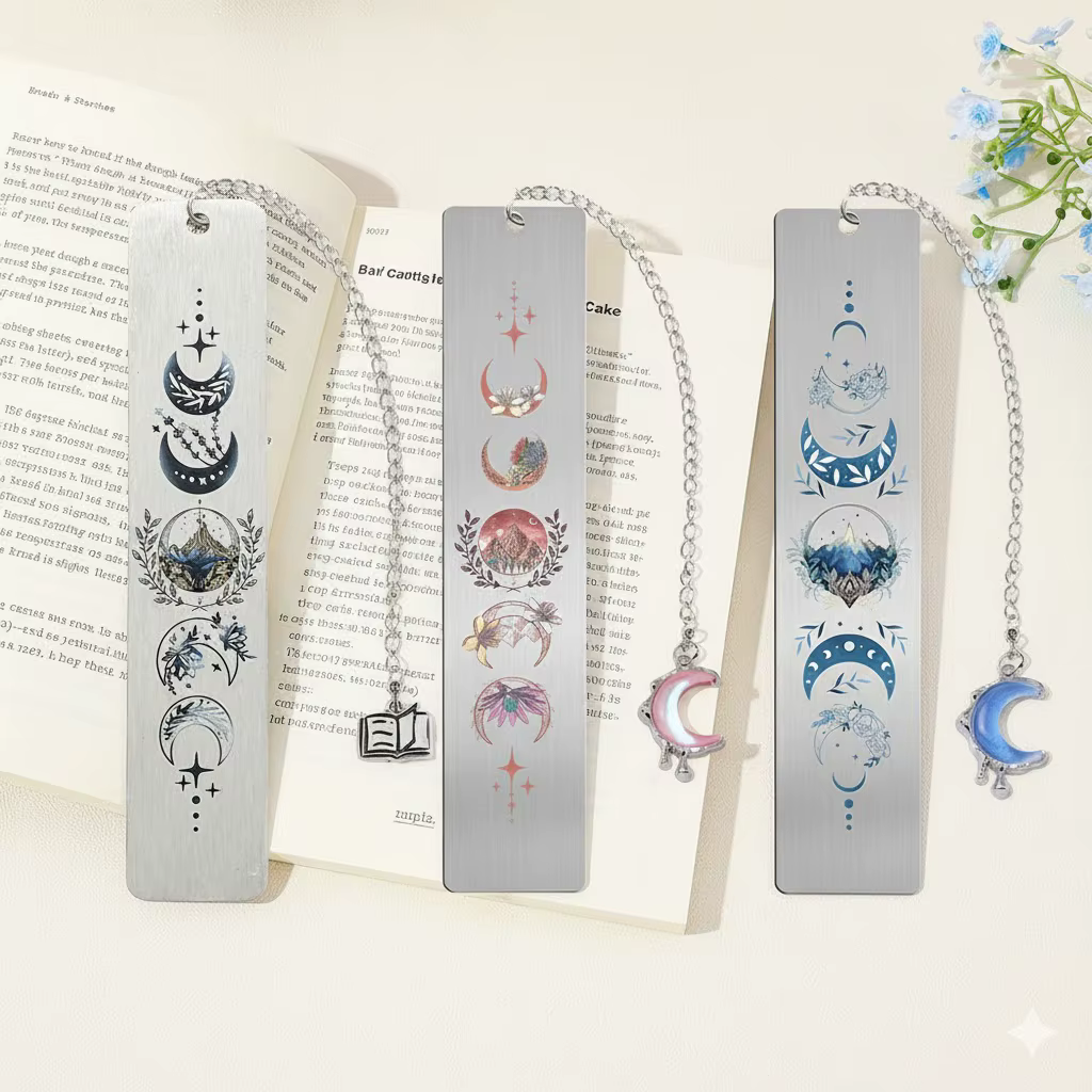 Marque-page en métal fantaisie Acotar Dark Romance, idéal pour les clubs et les lecteurs de livres, accessoires de livre, cadeau pour enseignant