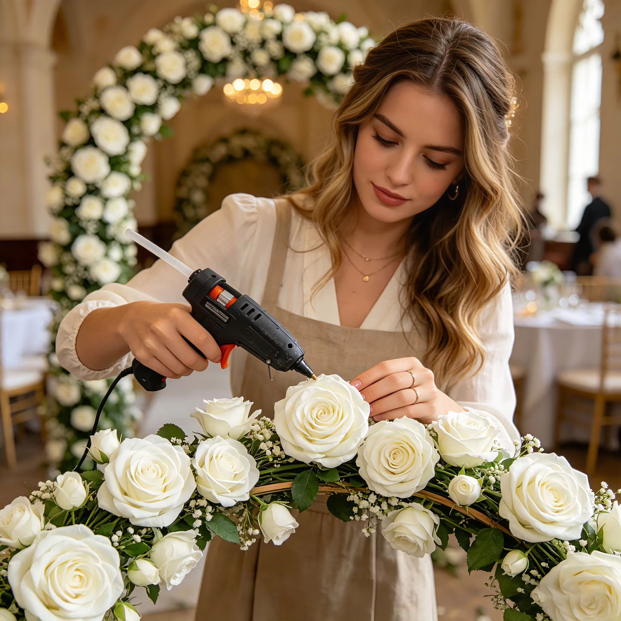 Têtes de roses éternelles naturelles de qualité supérieure (5-6 cm) – Fleurs réelles préservées pour fleuristes