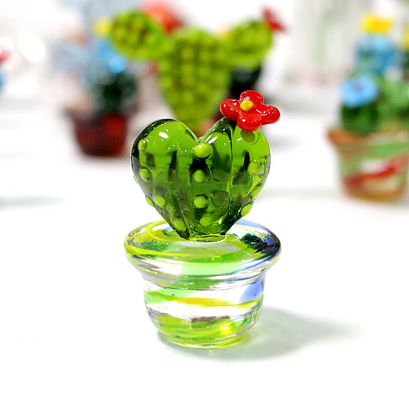 Figurines d'Auckland en verre de Murano faites à la main