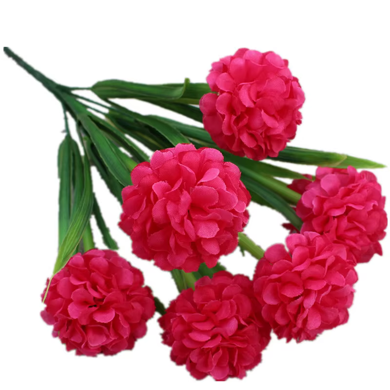 Fleurs d'hortensia artificielles en soie