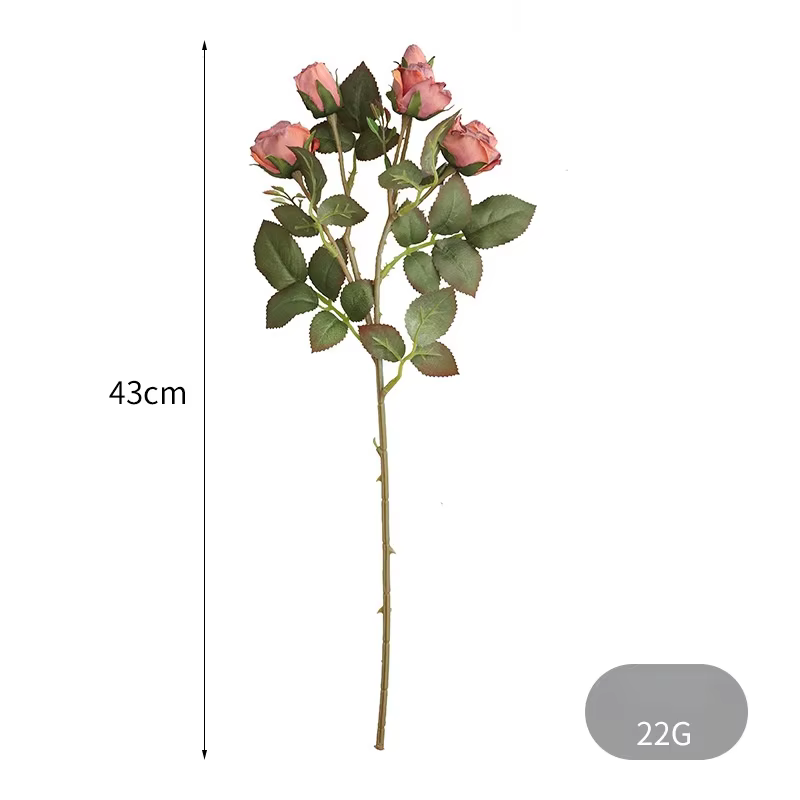 Fausses fleurs artificielles pour faire de vieux roses à bord de coke