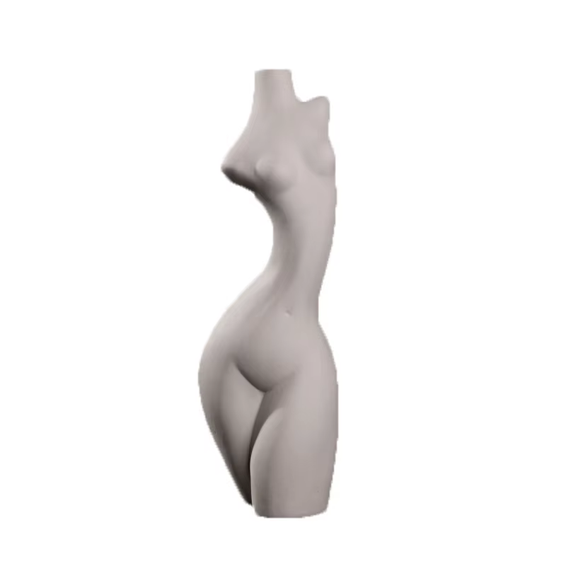 Vases en céramique de corps humain