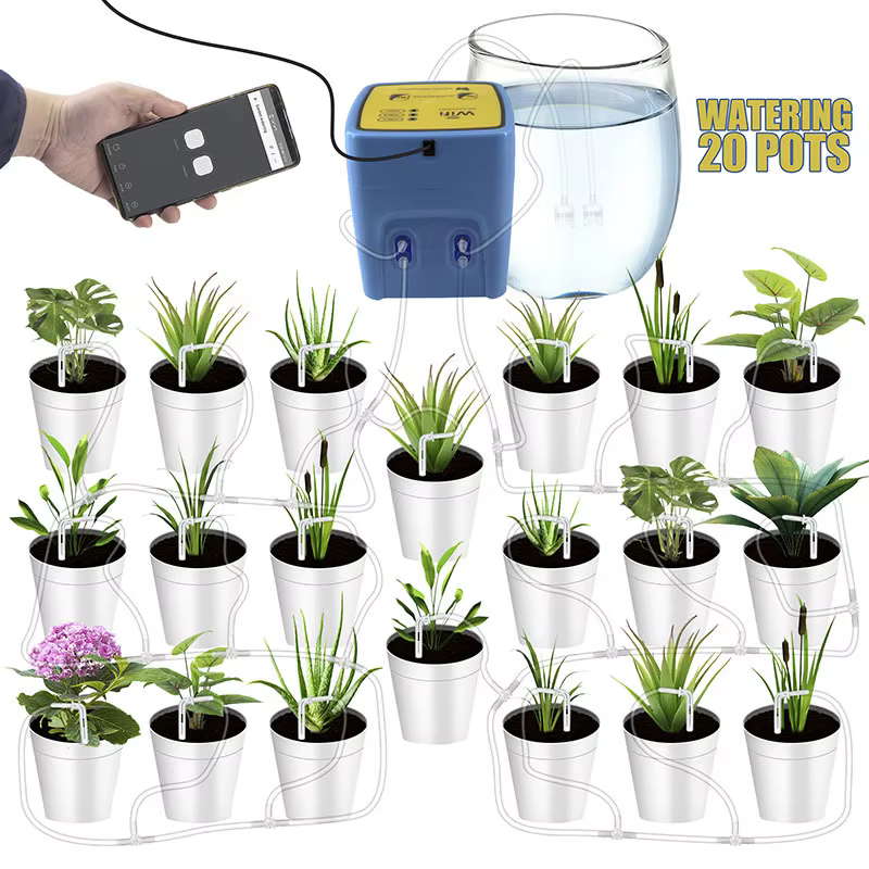 Système d'arrosage automatique intelligent pour jardin