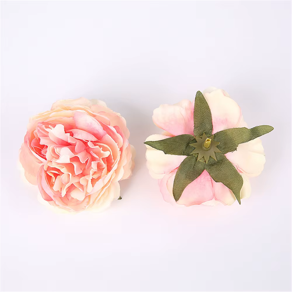 Pivoines en Fleurs Artificielles pour Décoration de Gâteau d'Anniversaire