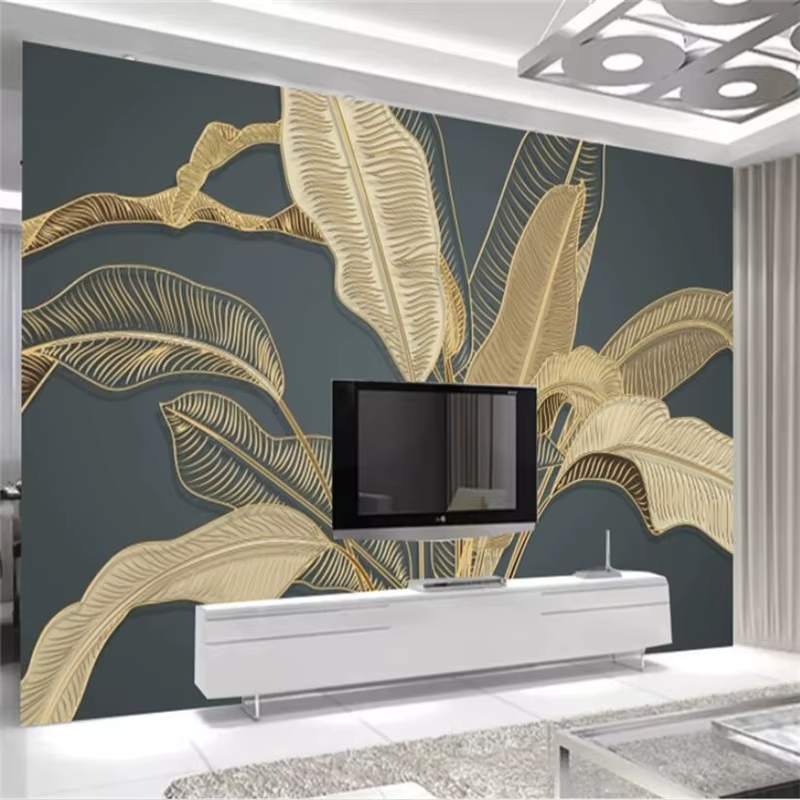 Papier peint Photo avec plantes tropicales