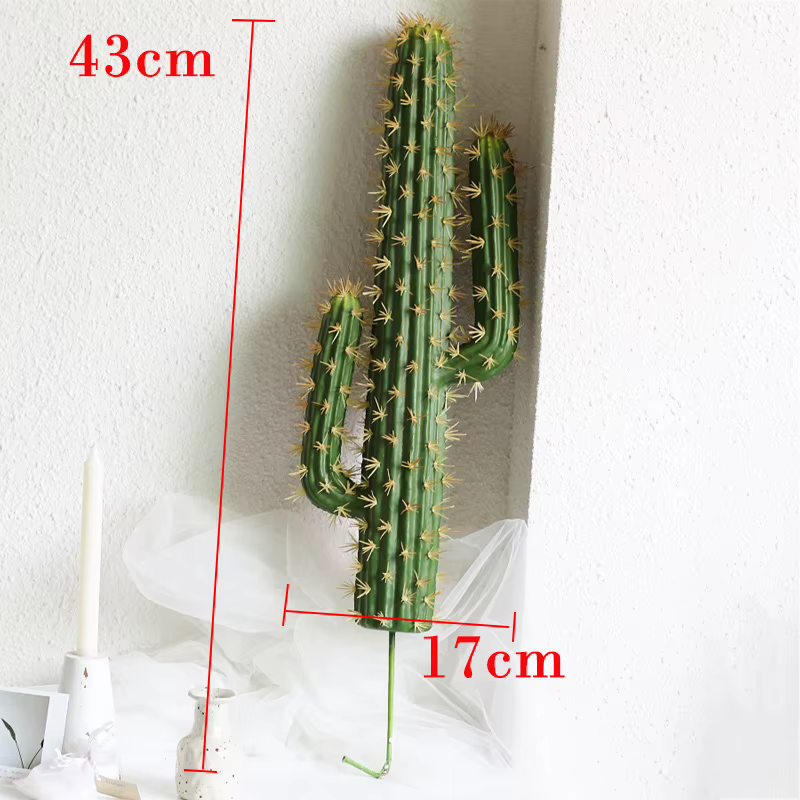 30/43cm plantes tropicales grand arbre de Cactus artificiel intérieur fausse plante succulente branche en plastique boule d'épine du désert pour la décoration intérieure
