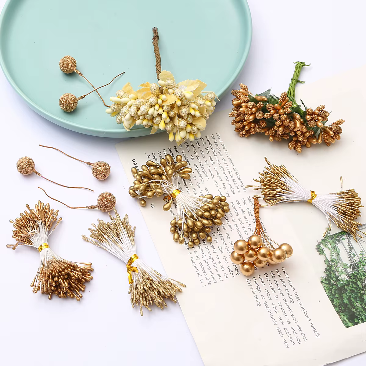Bundle de fleurs de champagne mélangées