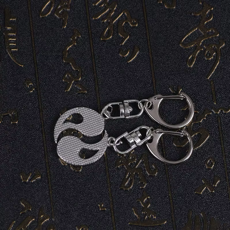 Porte-clés meilleur ami pour femmes et hommes, pendentif Yin Yang creux, accessoires de Couple, breloques, bijoux cadeau