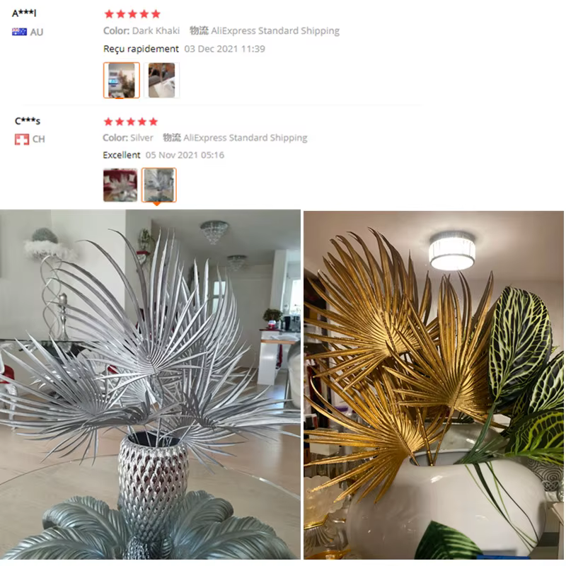 Fleur artificielle en plastique