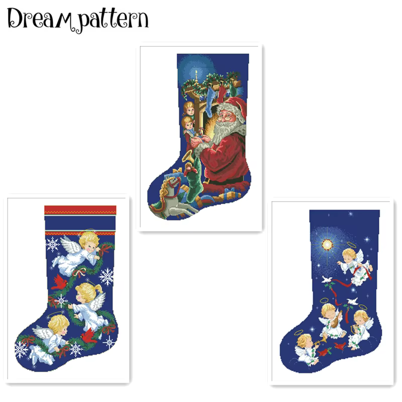 Kit de points de croix pour confection de fleurs