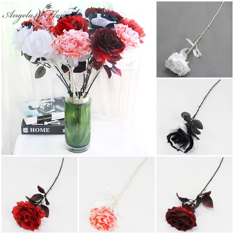 InjRose-Fleur artificielle pour la décoration intérieure