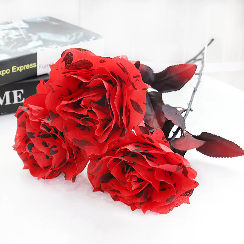 InjRose-Fleur artificielle pour la décoration intérieure