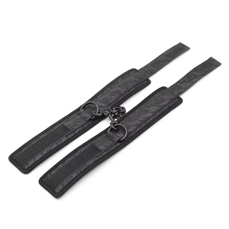 Menottes et attaches de cheville réglables en cuir PU pour jeux érotiques, accessoires de bondage exotiques, jouet sexuel pour adultes