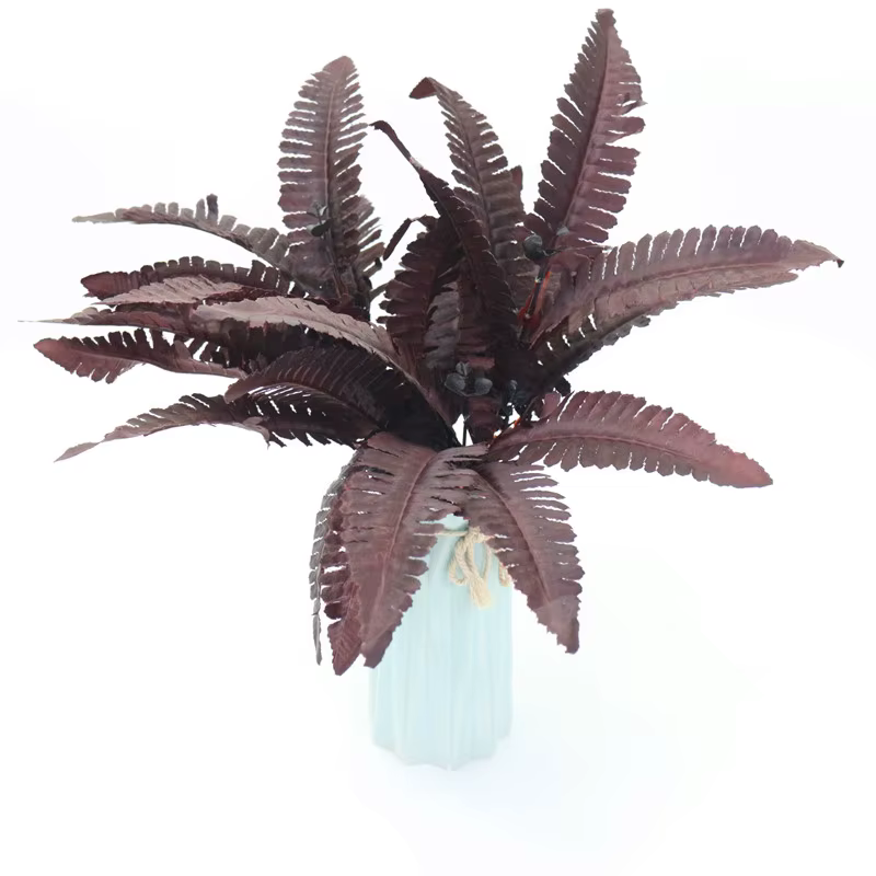 Herbe persane noire, plantes à fleurs artificielles