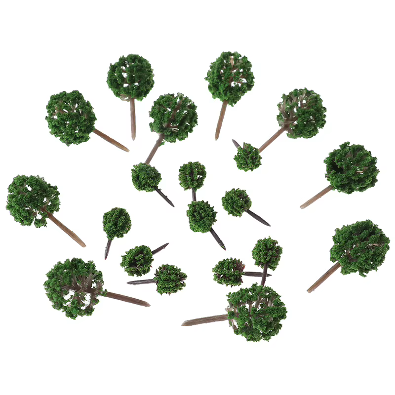 Arbres modèles de fleurs en forme de boule