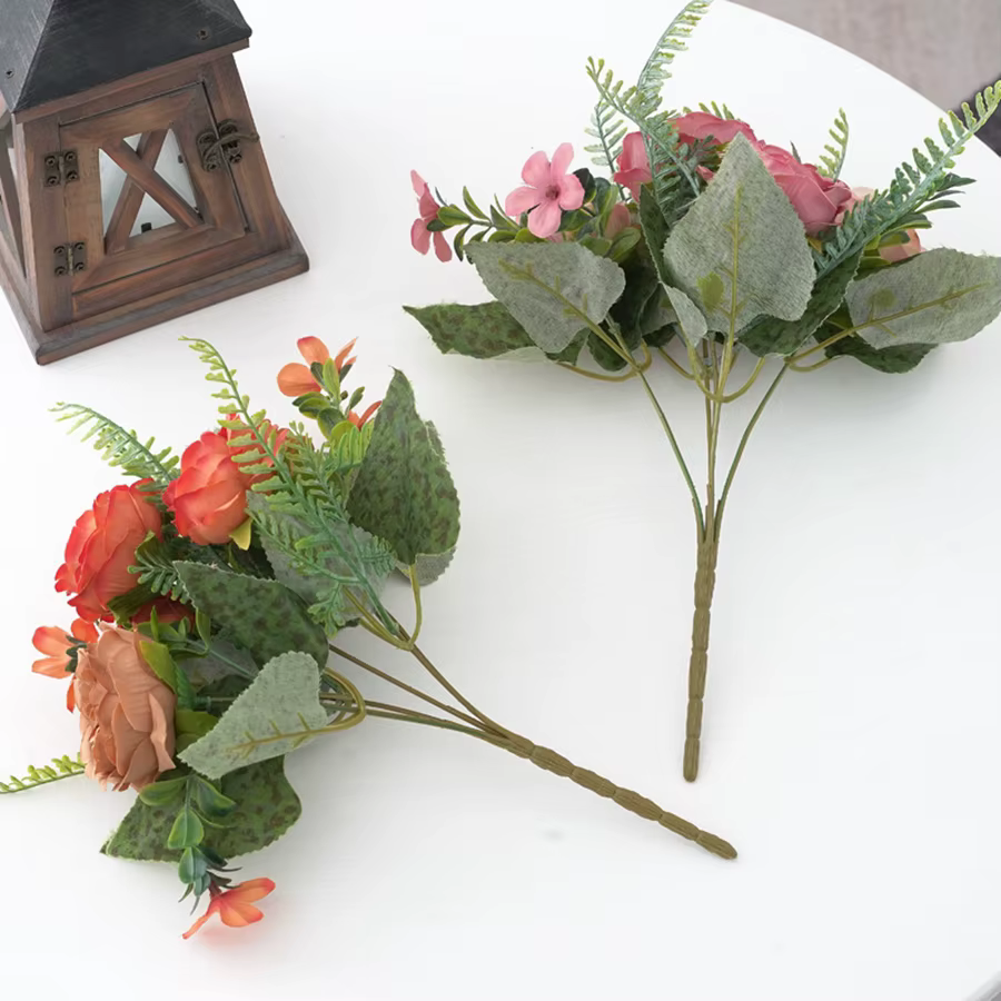 Vases de fleurs artificielles pour la décoration de la maison