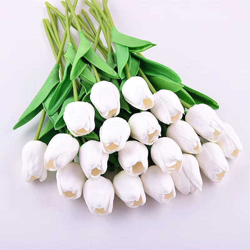 Fleur artificielle de tulipe en PU