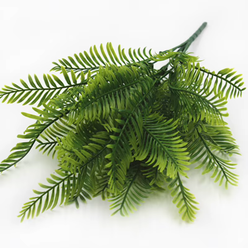 Plantes artificielles Simulation d'herbe persane en plastique pour la décoration de la maison