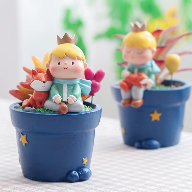 Jardinière Prince Kid pour plantes succulentes Cactus
