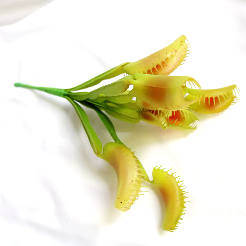1 pièces plantes artificielles de piège à mouche de Vénus