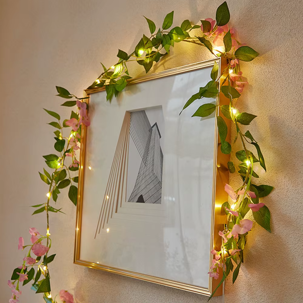 Plantes vertes artificielles suspendues 210cm