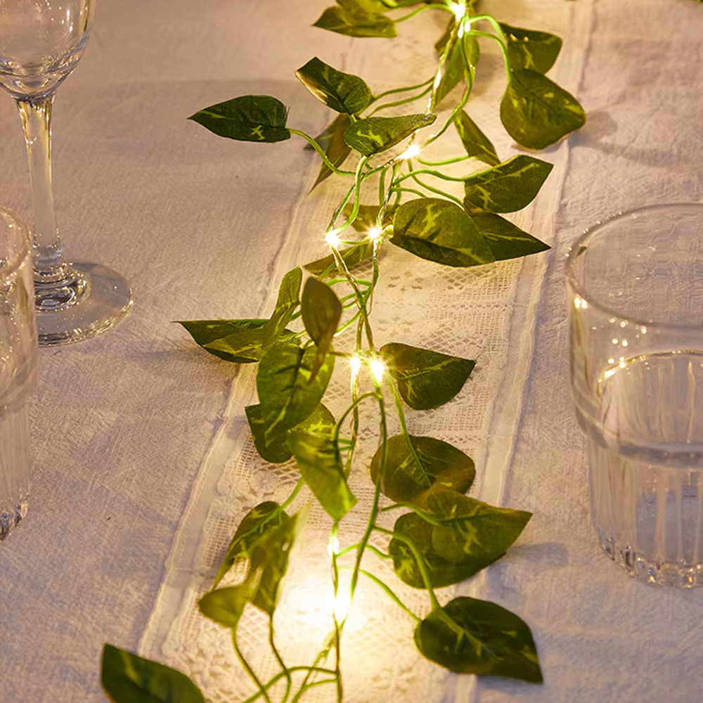 Plantes vertes artificielles suspendues 210cm