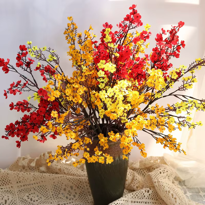 Fleurs Artificielles Blanches de pouvez-vous psophile