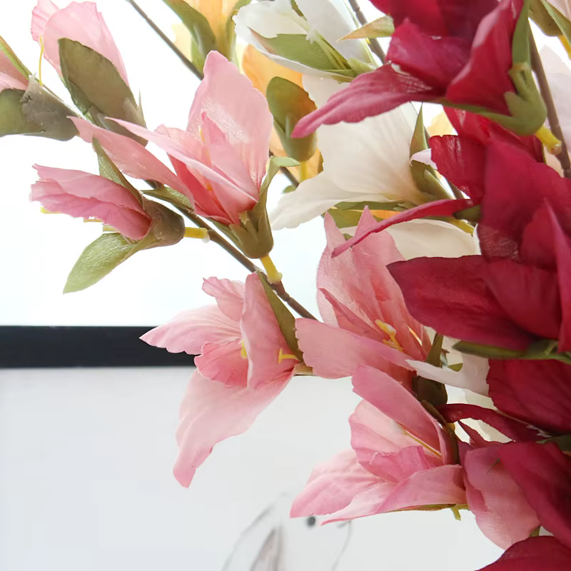 Décor de branche de fleur de glaïeul