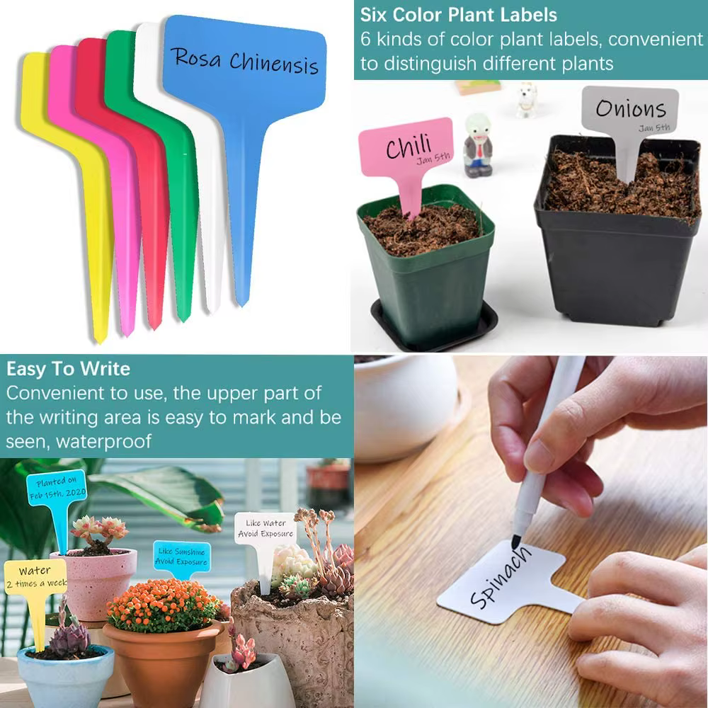 Étiquettes de plantes en plastique