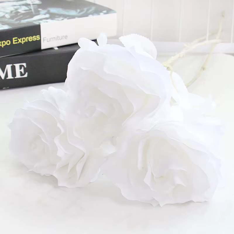InjRose-Fleur artificielle pour la décoration intérieure