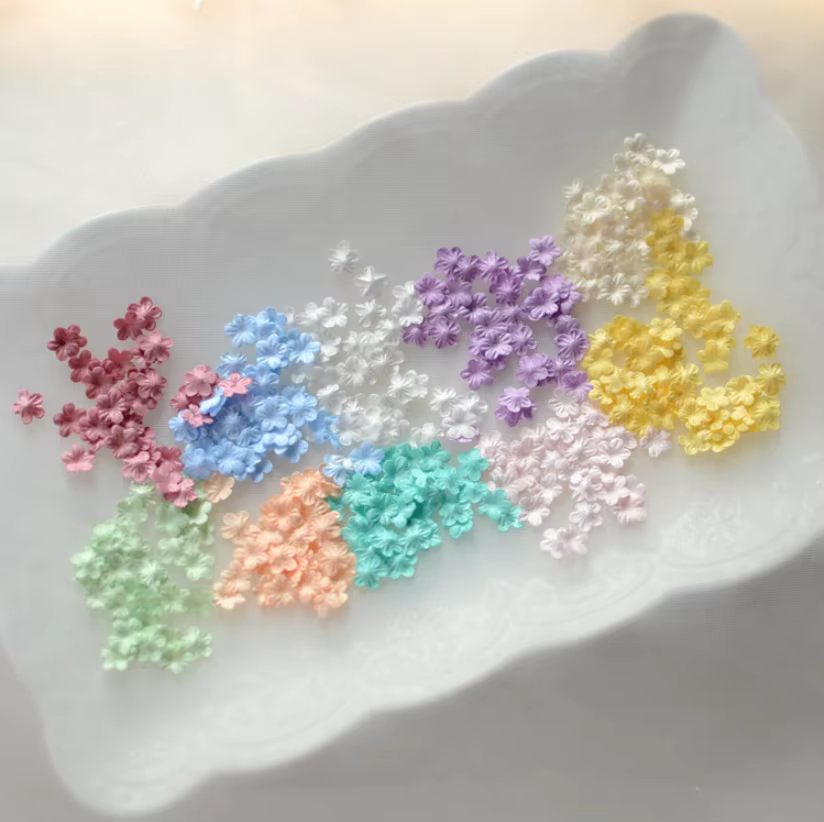 30 fleurs artificielles 10 couleurs
