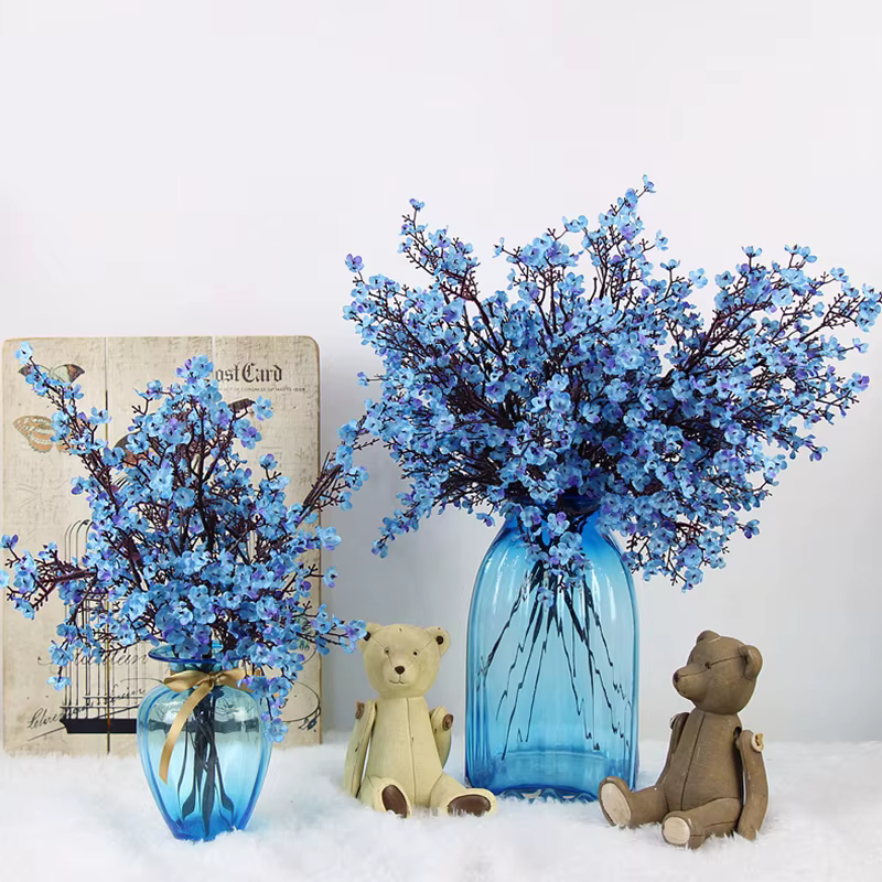 Gypsophila fleurs artificielles branche blanche haute qualité souffle de bébé fausses plantes Long Bouquet maison mariage décor automne noël