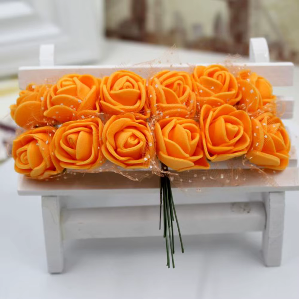 Bouquet de roses artificielles en mousse