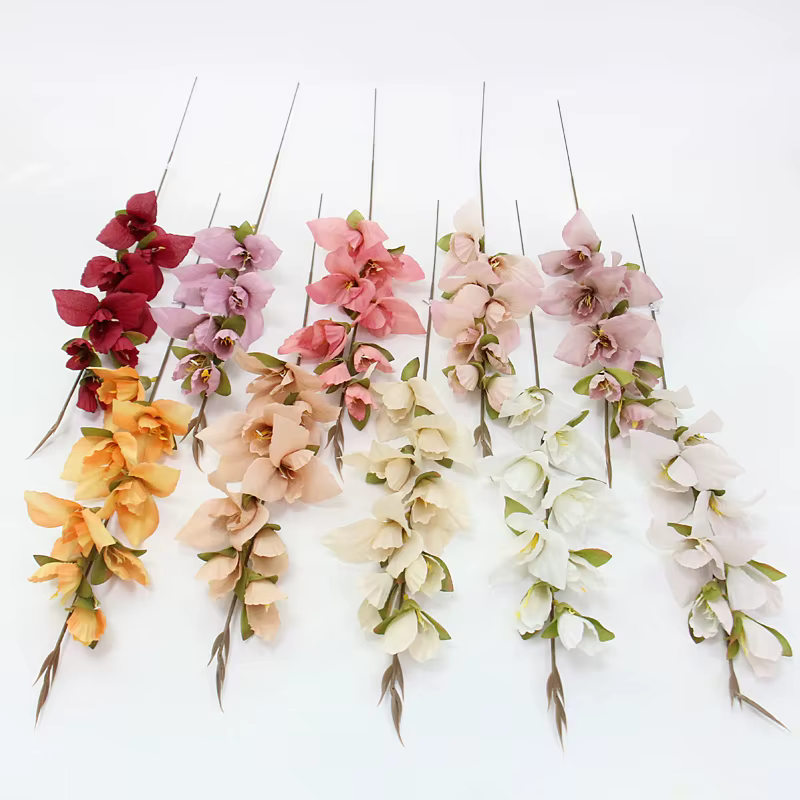 Décor de branche de fleur de glaïeul
