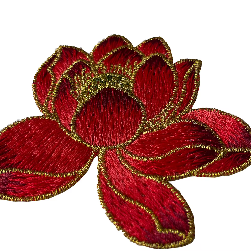 Applique de fleur Annie brodée