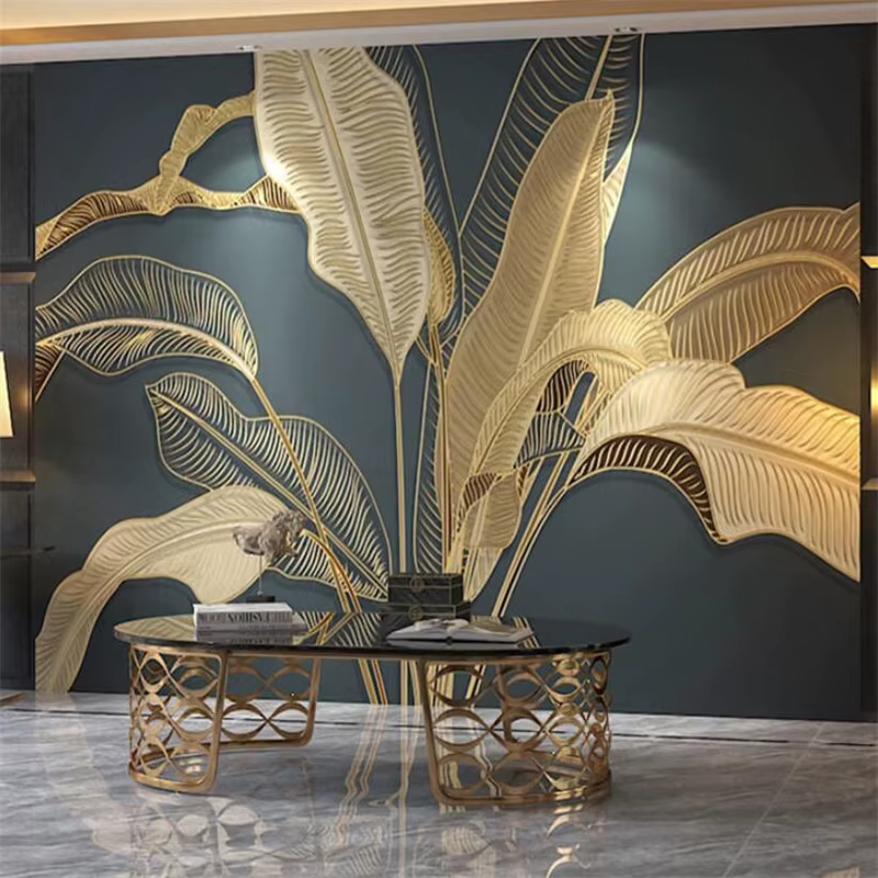 Papier peint Photo avec plantes tropicales