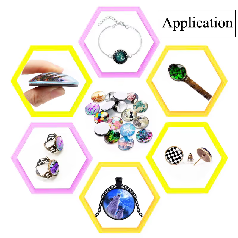 Cabochons ronds en verre sur mesure, 10mm, 12mm, 14mm, 16mm, 18mm, 20mm, 25mm, 30mm, 35mm, 40mm, résultats de bijoux, bricolage, coordinateur