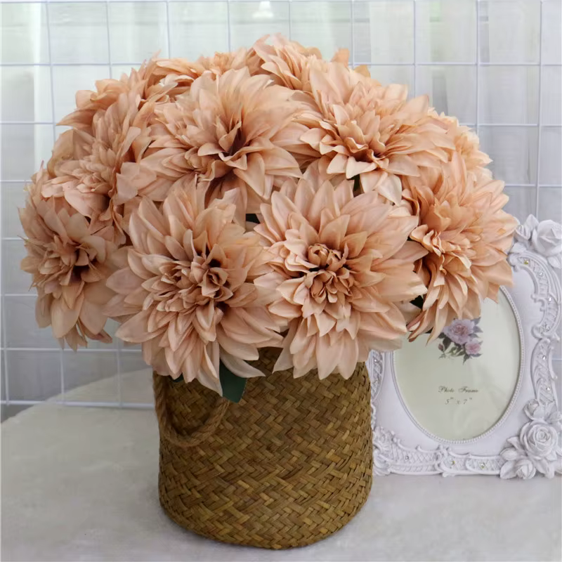 Bouquet artificiel européen de dahlia