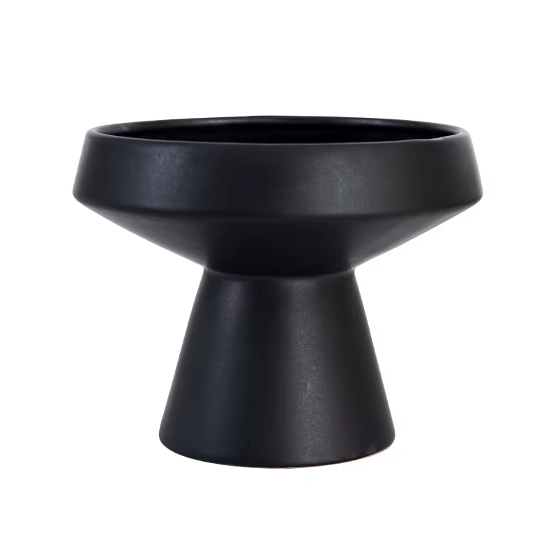 Vase rond en céramique pour fleurs hydroponiques
