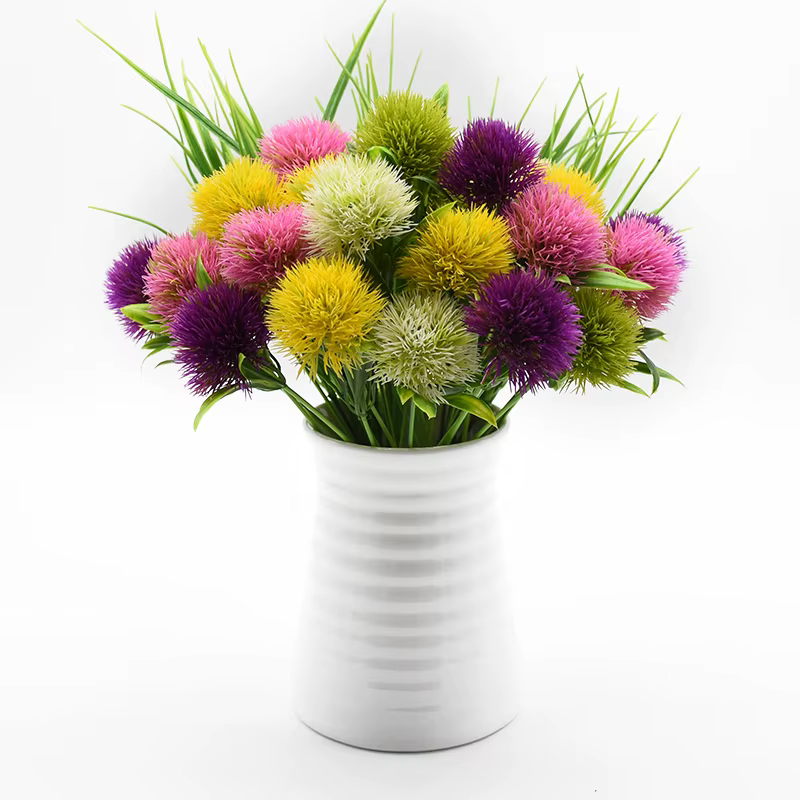 Vase pissenlit en plastique