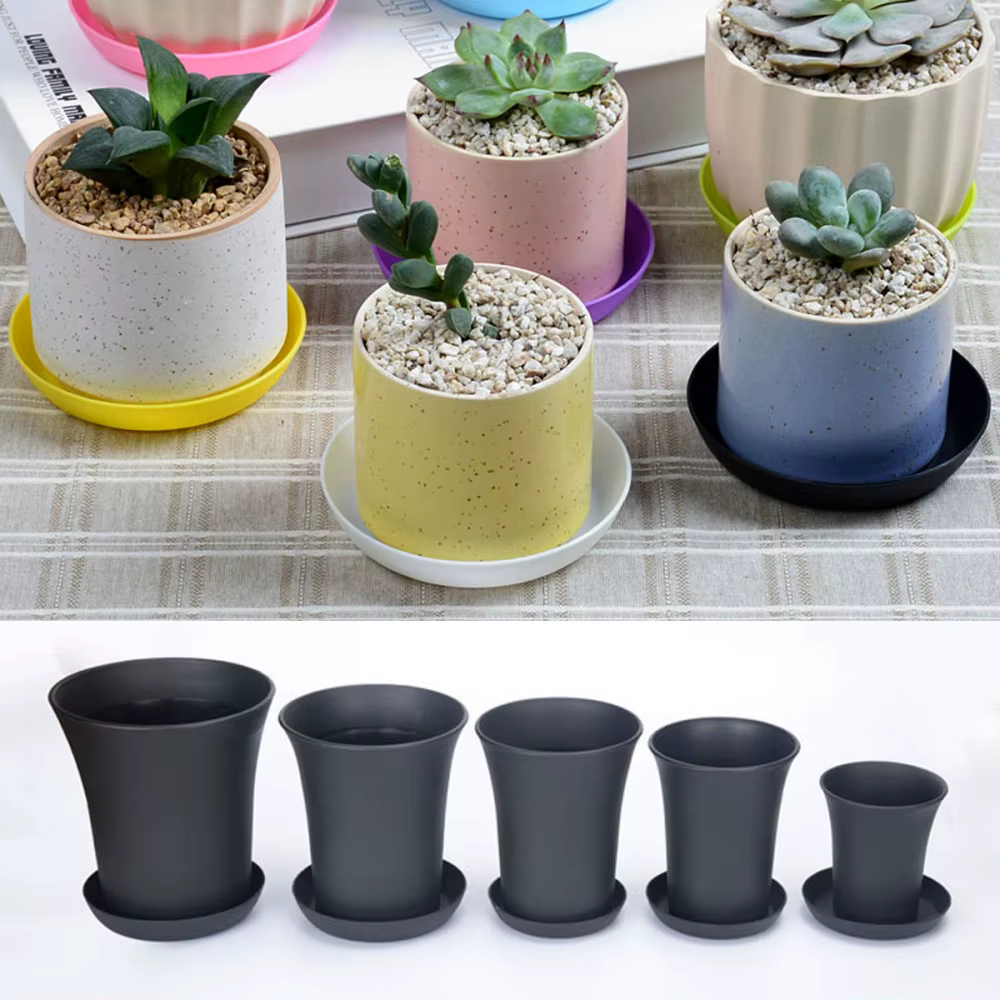 Plateau d'égouttement de Pot de fleurs en plastique