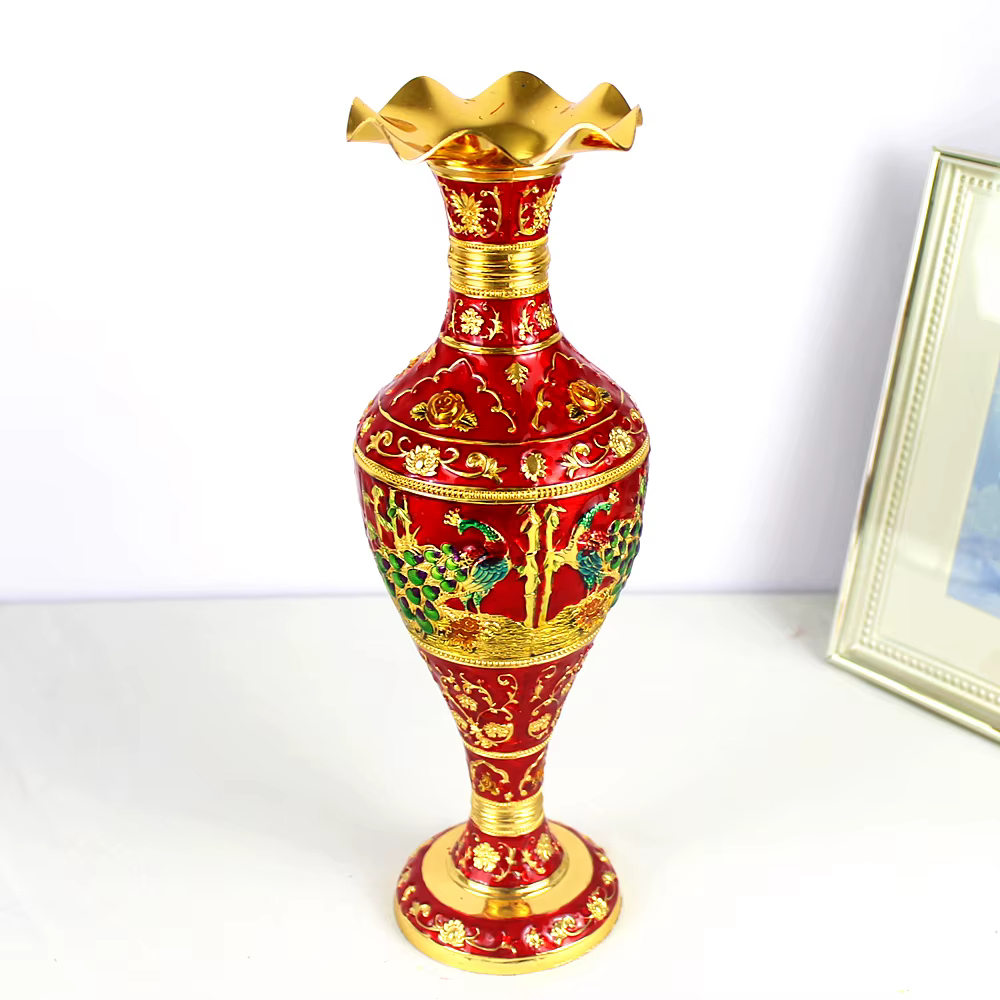 Vase en Métal pour Fleurs