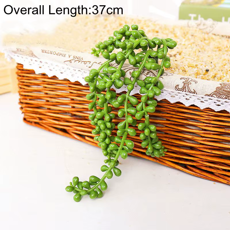 Plantes artificielles vertes suspendues 37-48cm