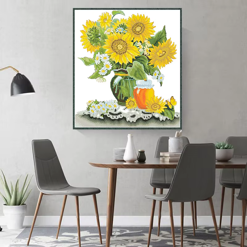 Série de vases à fleurs
